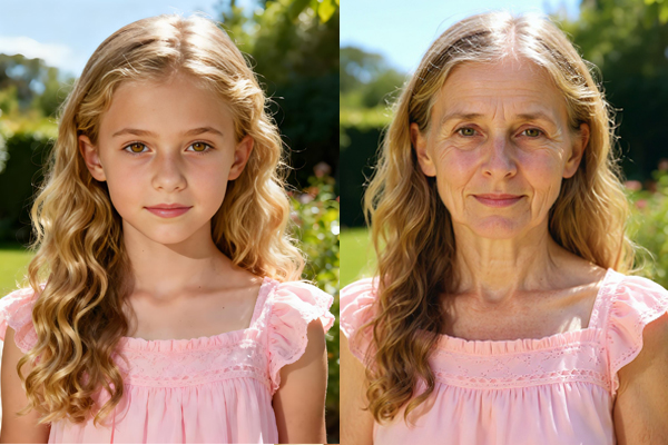 How to Generate AI Age Progression Photo